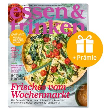 essen & trinken Geschenk-Abo mit Prämie (Abbildung Cover mit Geschenk-Symbol)